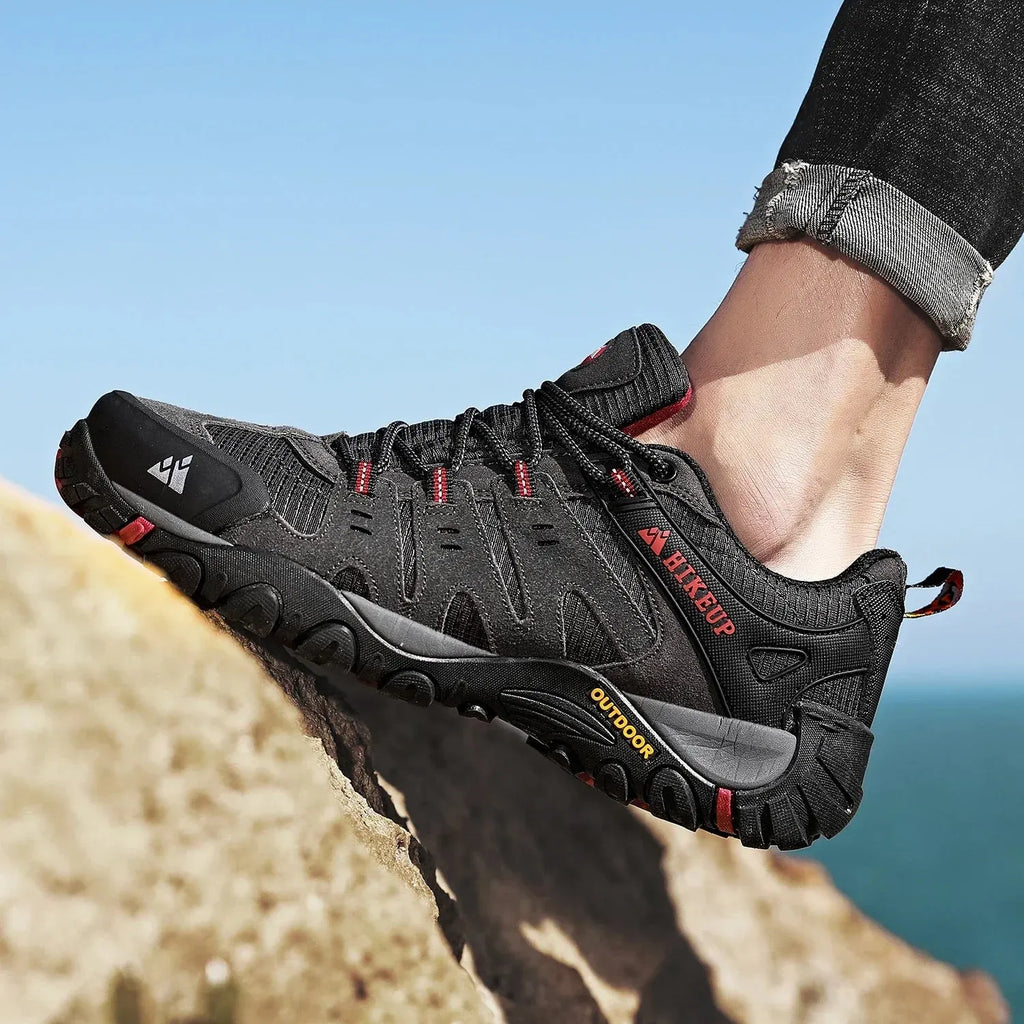 Niedrig Wasserabweisende Wanderschuhe Mit Robuster Sohle Für Herren