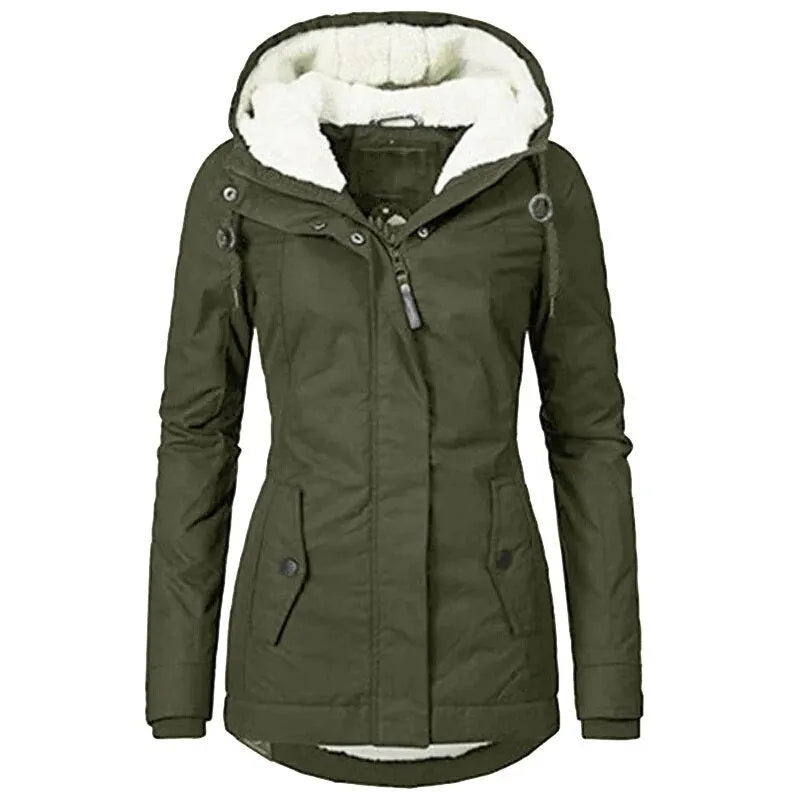Heiße Herbstjacke: Wind- und Wasserfester Wetterschutz für Frauen