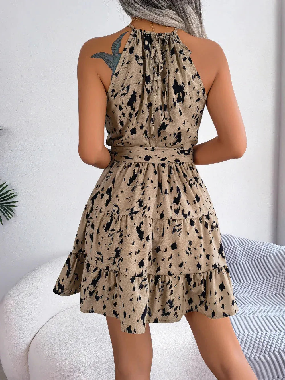 GIANNA | Zomerjurk voor Dames Met Elegante & Speelse Print