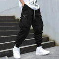 Herren Schwarze Cargo Hose