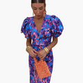 Womenâ€™s Dress with One-Shoulder Design and Pleated Sleeves