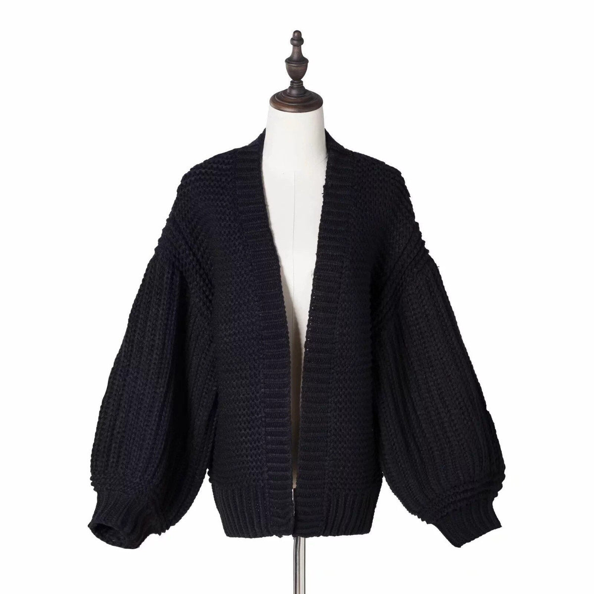 Women's Fashion Cardigans Thick Hand Knitted V-neck Open Stitch Sweaters Loose Oversized Sweater Winter Chic Boho Outerwear