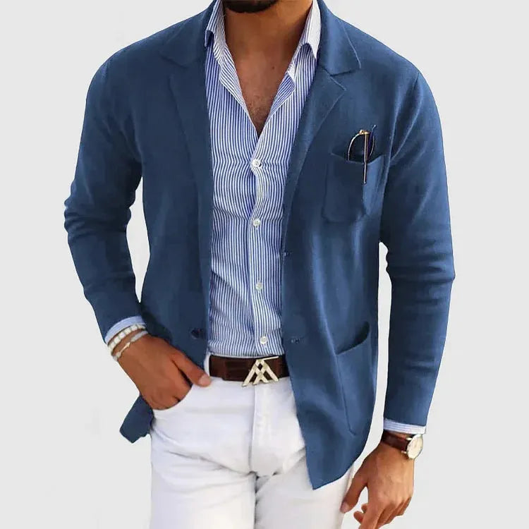Elegante Herren Strickjacke Ein Stilvoller Allrounder
