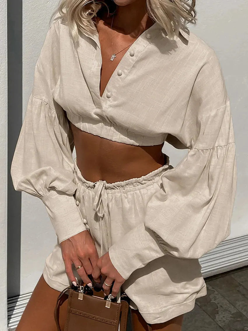 MISAKI | Eenvoudige elegantie in een casual tweedelige dames set