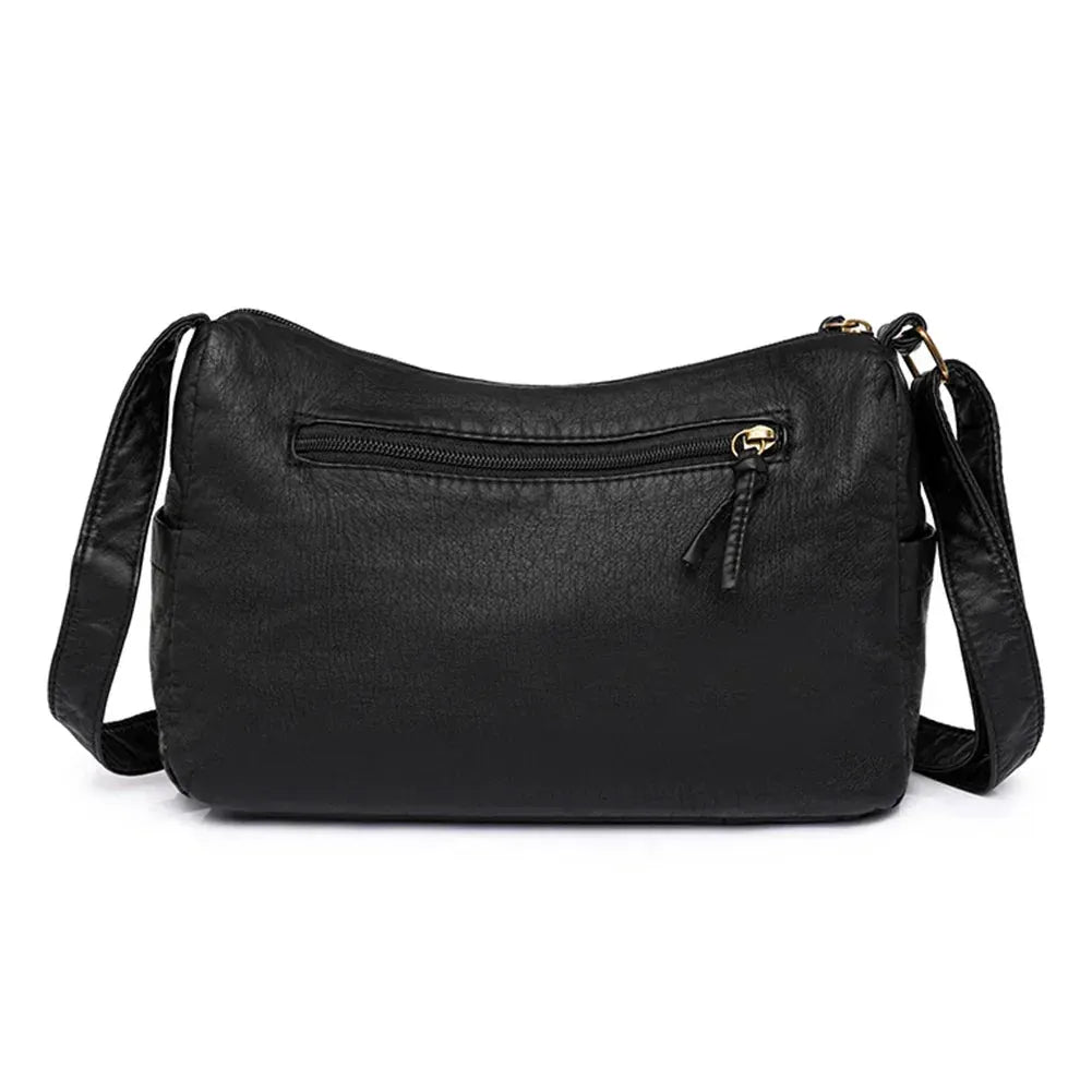 Lena | Vintage Luxe skuldertaske med flere lommer