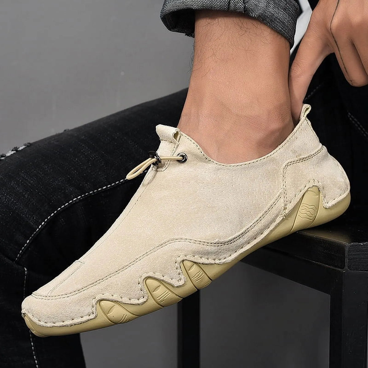 Orthopädische Herrenschuhe Aus Echtem Leder
