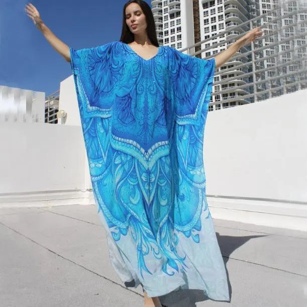 Beach Robes Seaside Vacation Blouse Cover Up Dress