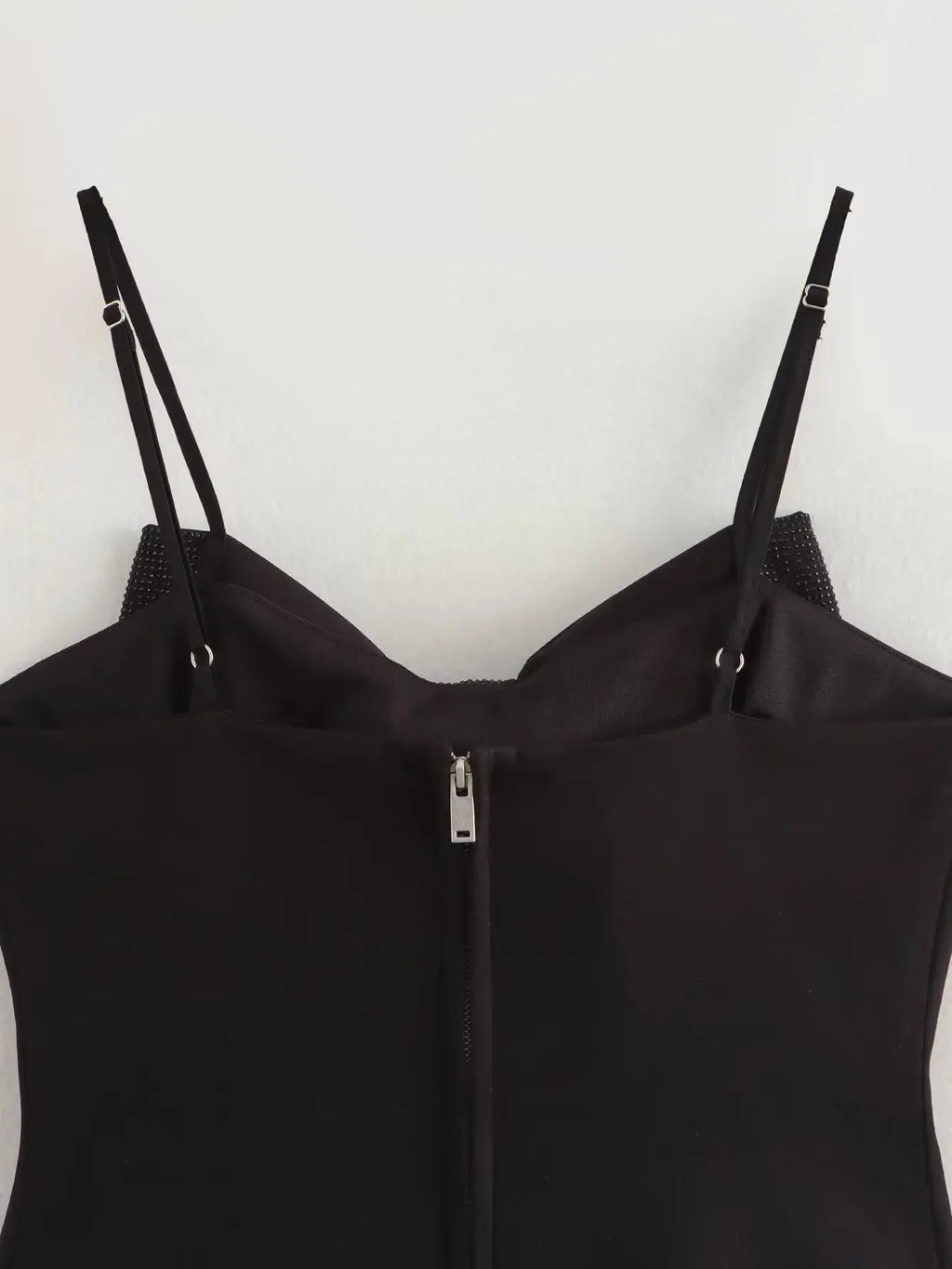LOULOU | Zwarte Glitter Strik Top Voor Dames - Elegant, Feestelijk & Stralend
