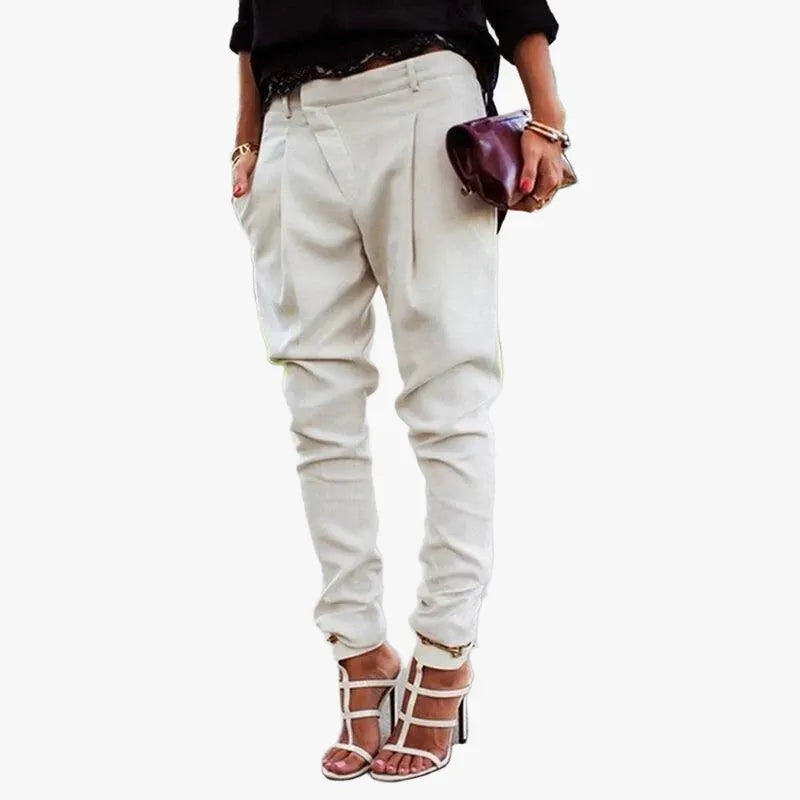 Chic Hochtaillierte Hose mit eleganten Details