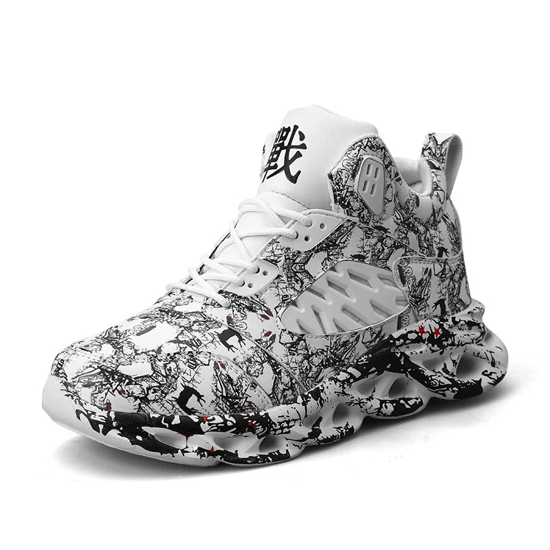 Sneaker mit grafischem Druck und High-Tech-Ausstattung