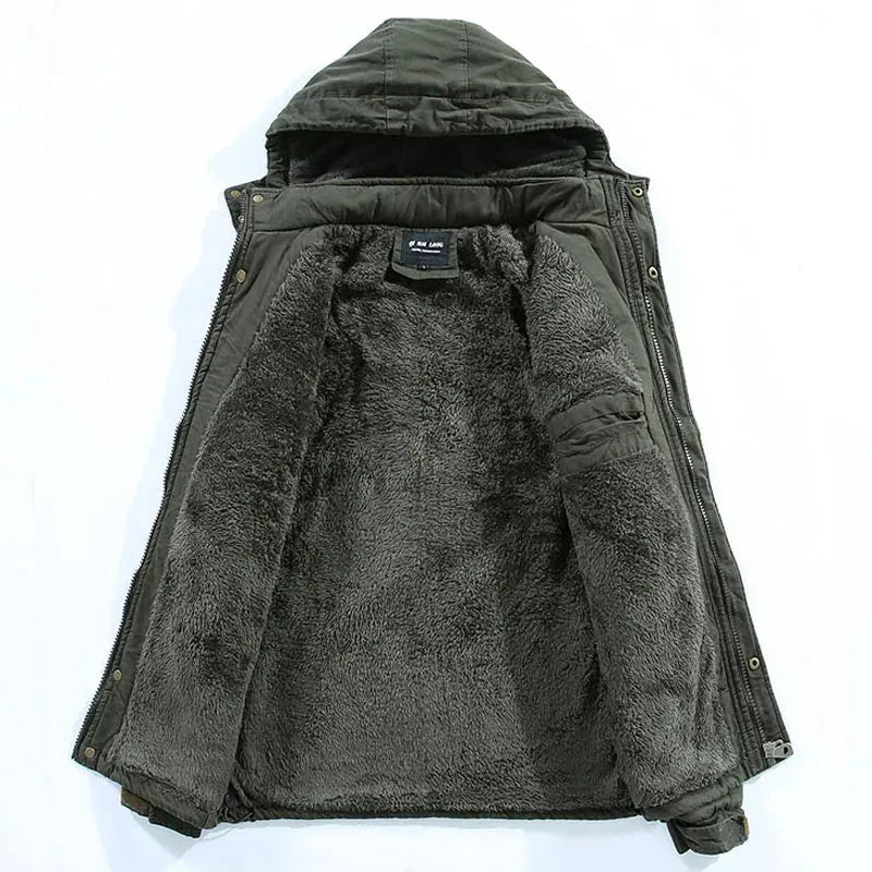 - Winterjacke mit Kapuze für Herren