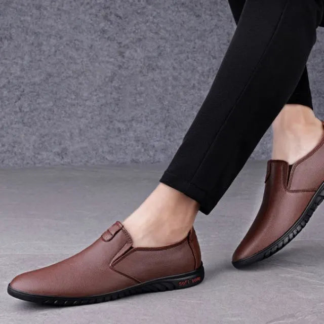 Klassische Leder-Loafer