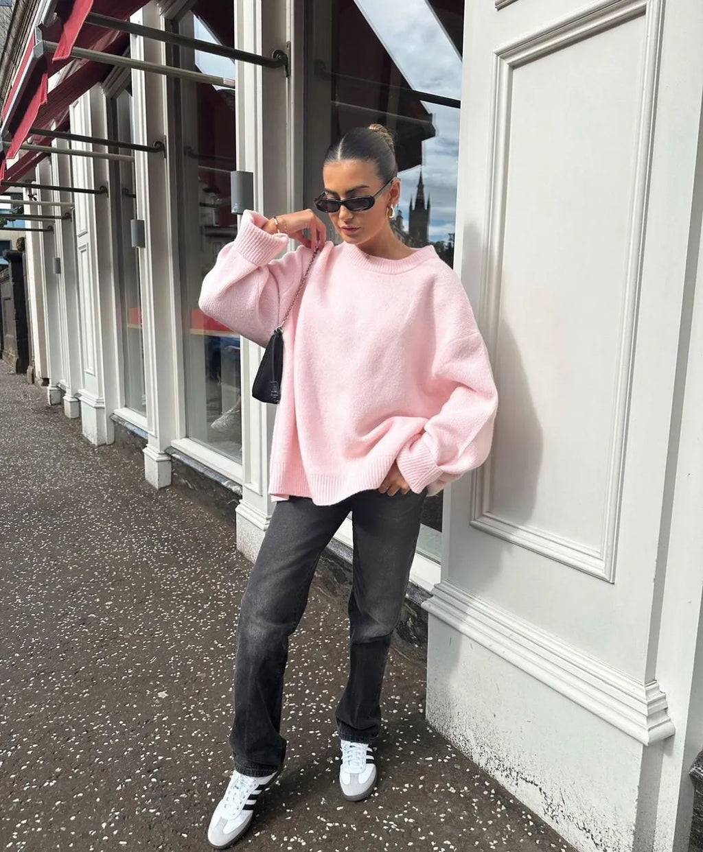 NOAH | Oversized Dames Sweater Roze – Zacht, Trendy & Perfect Voor Koude Dagen