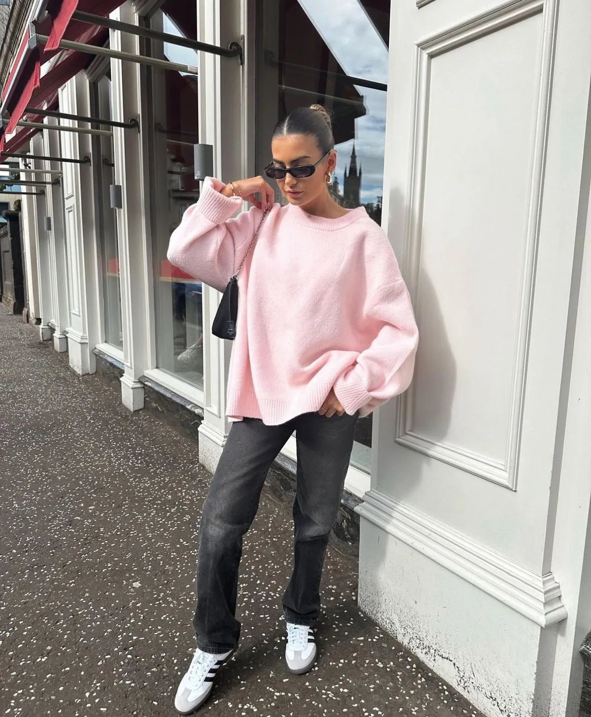 NOAH | Oversized Dames Sweater Roze – Zacht, Trendy & Perfect Voor Koude Dagen