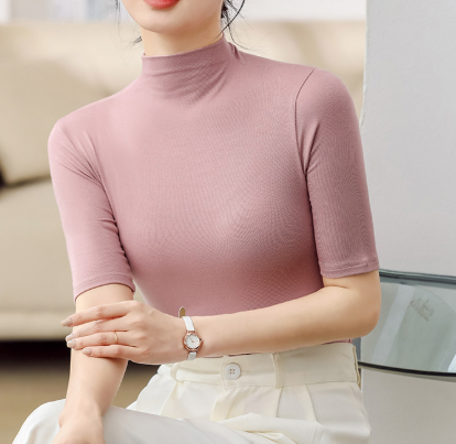 Ultra-DÃ¼nner Nahtloser Rollkragenpullover
