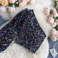 FLEUR | One Shoulder Glitter Top Voor Dames â€“ Elegant, Opvallend, Comfortabel