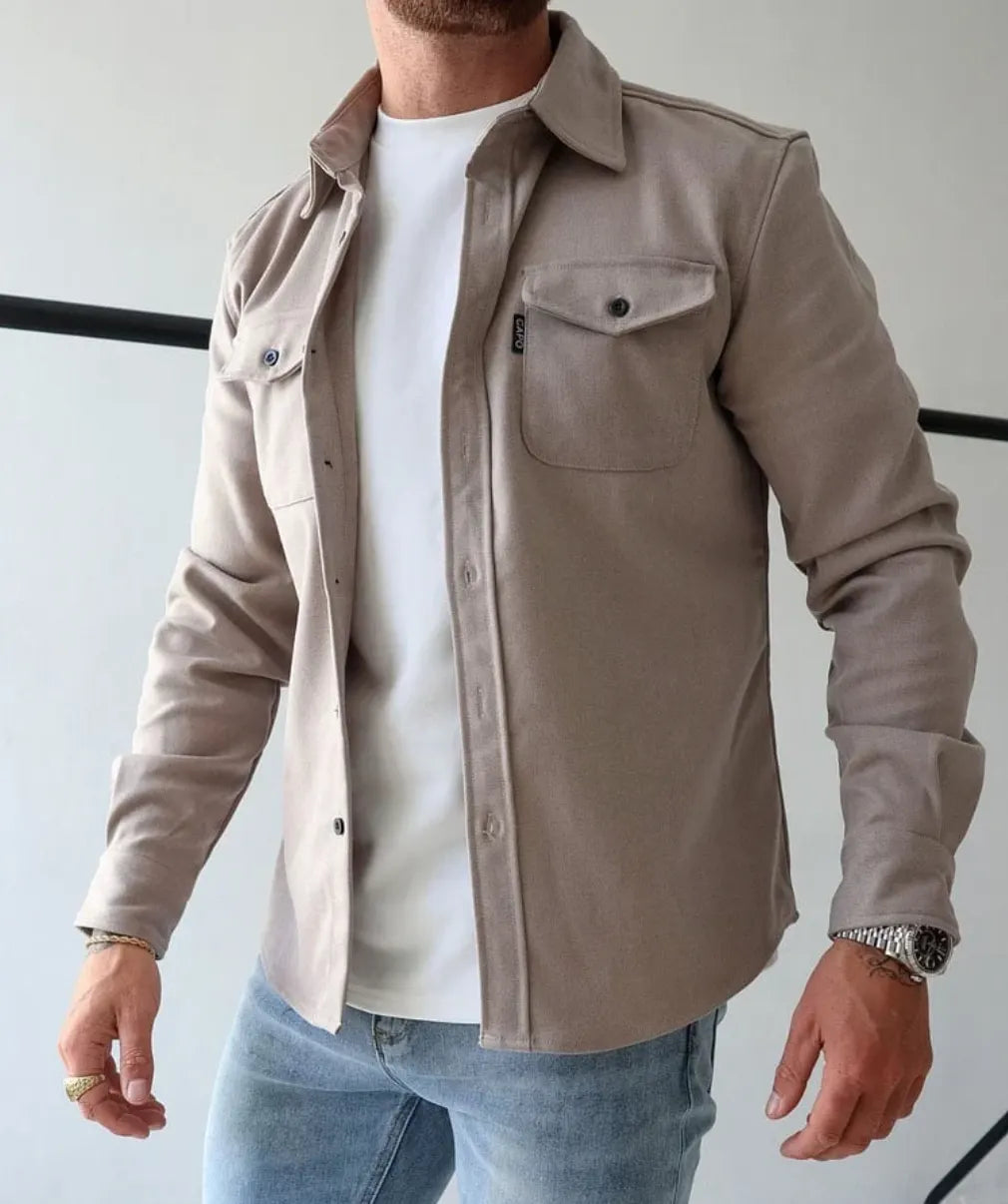 LÃ¤ssiges Herbsthemd Herren