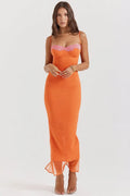 Figurbetontes Kleid mit Struktur