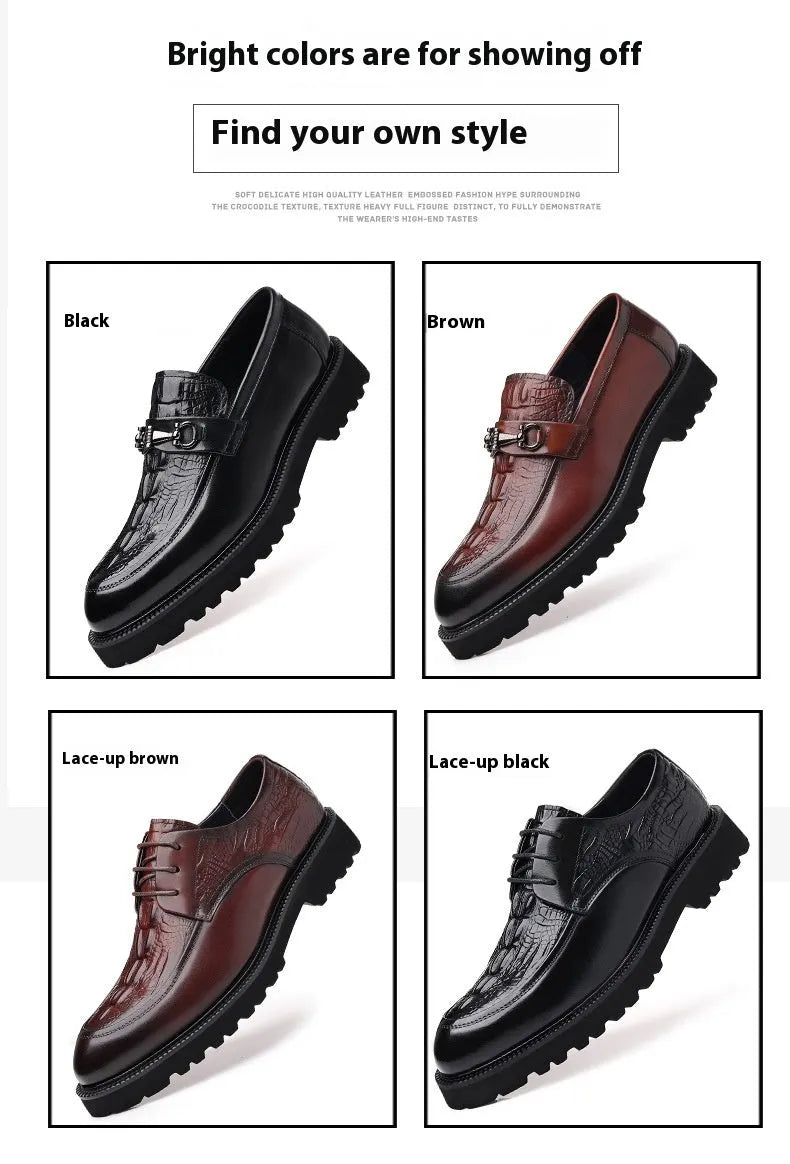 Elegante Herren Mokassins aus Leder