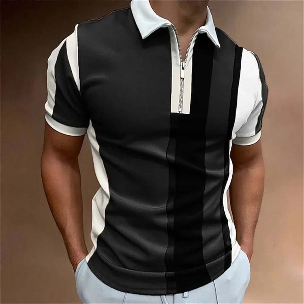 - Gestreiftes Polohemd