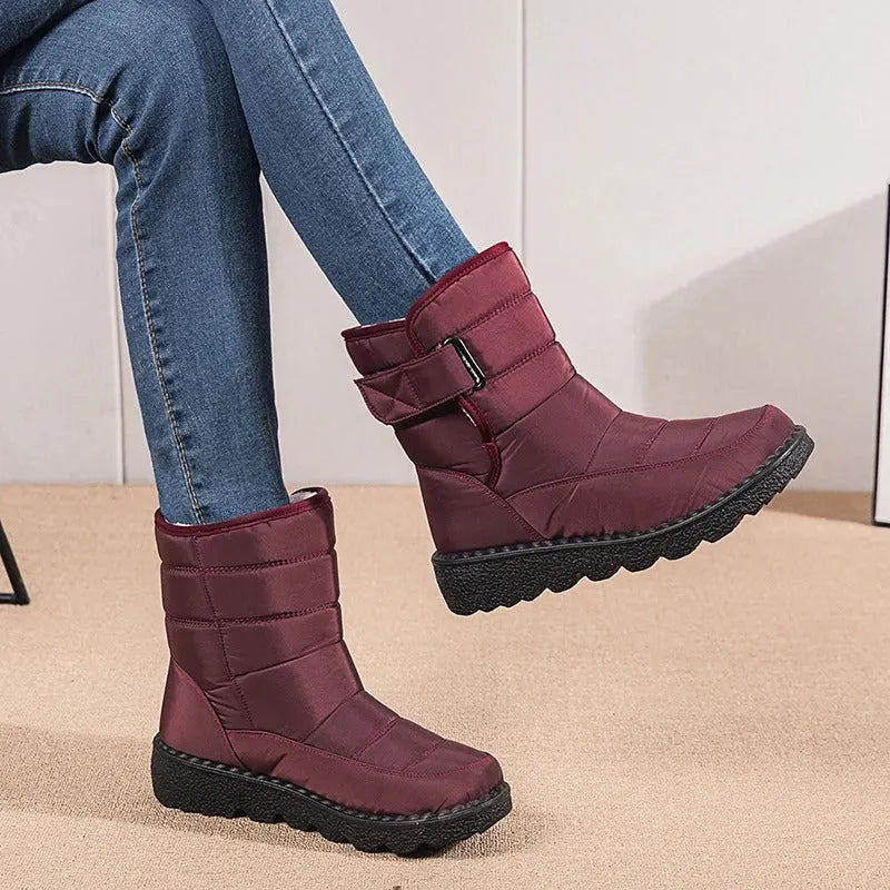 Dicker Plüsch Winter Stiefel