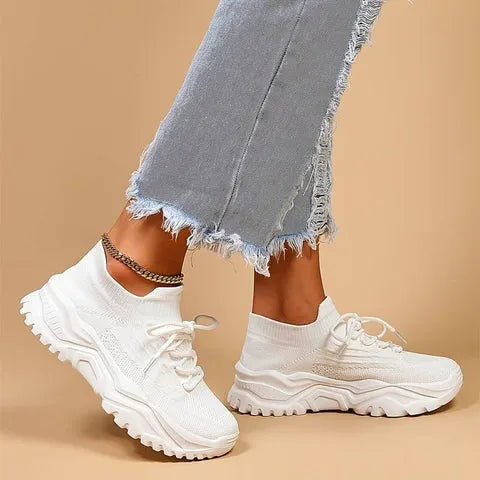 SkyStep - Åndbare sneakers til kvinder med ekstra fodstøtte