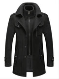 - Doppelkragen-Jacke