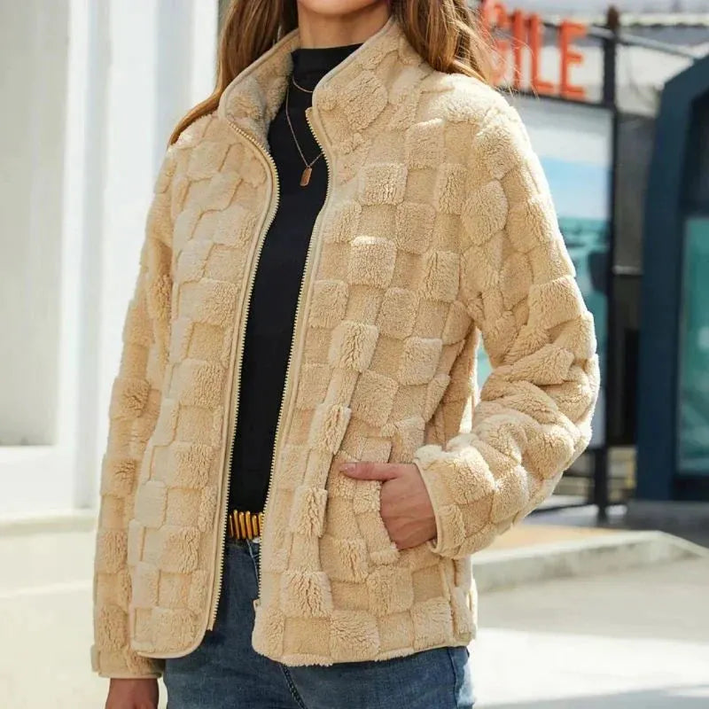Nikki | Stilvolle Kurze Fleecejacke für einen Trendigen Look