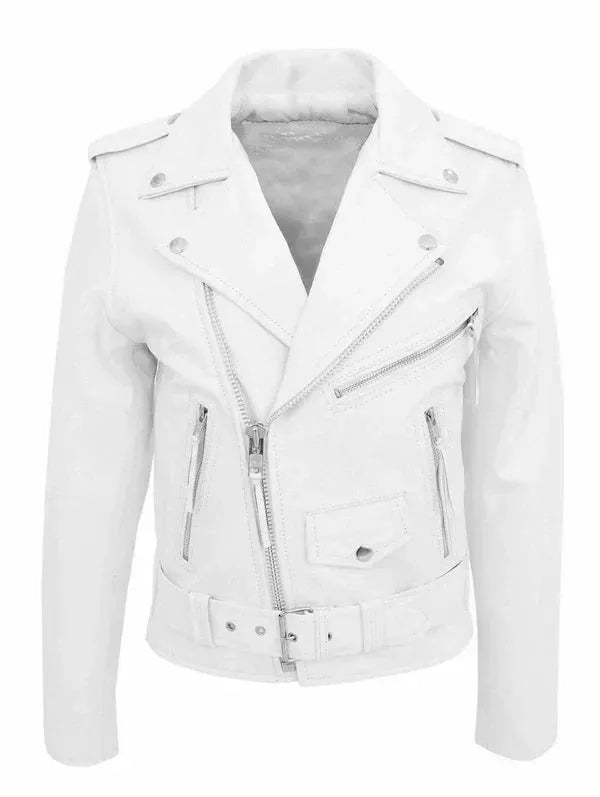 Modernes Leder Herrenjacke