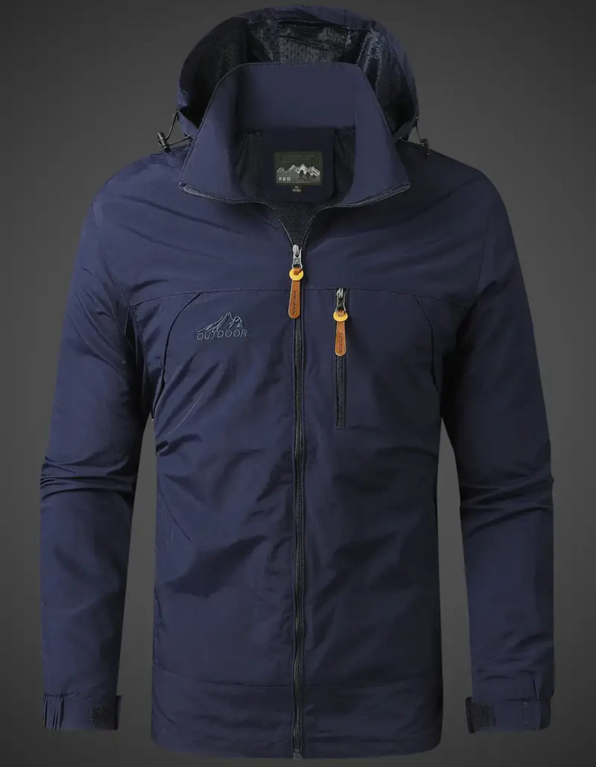 Herren Wasserdichte Regenjacke Kurz