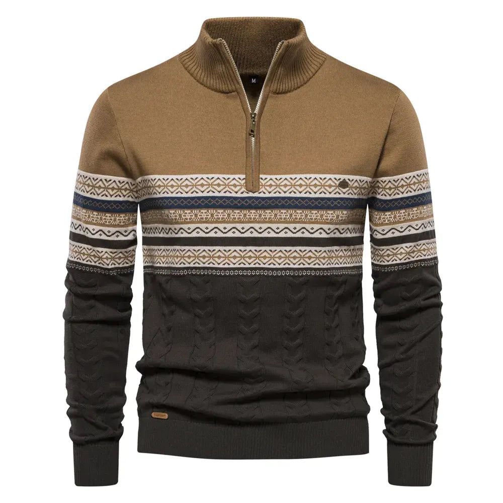 - Pullover mit Retro-Muster