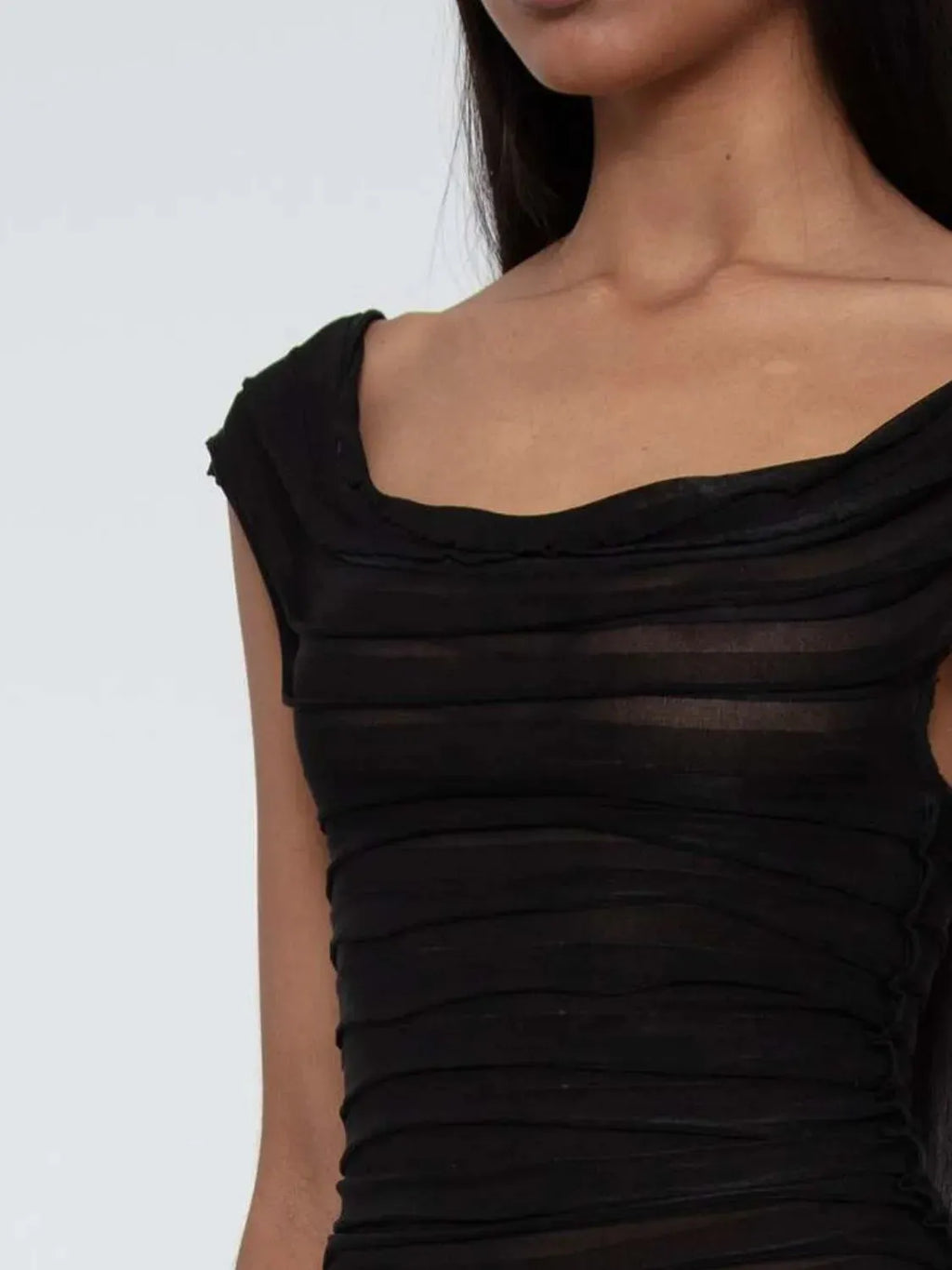 Ruched Solid Tank