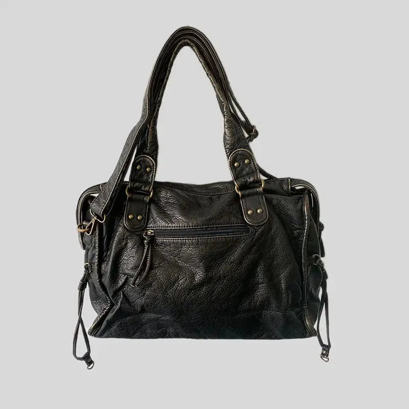 JEOARA | Leren Vintage Draagtas voor Dames – Elegant, Functioneel & Tijdloos