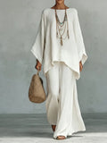Dames Set met Oversized Pasvorm en Lange Mouwen