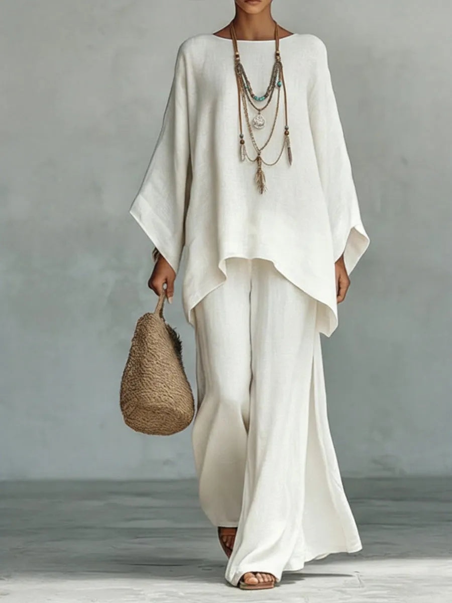Dames Set met Oversized Pasvorm en Lange Mouwen