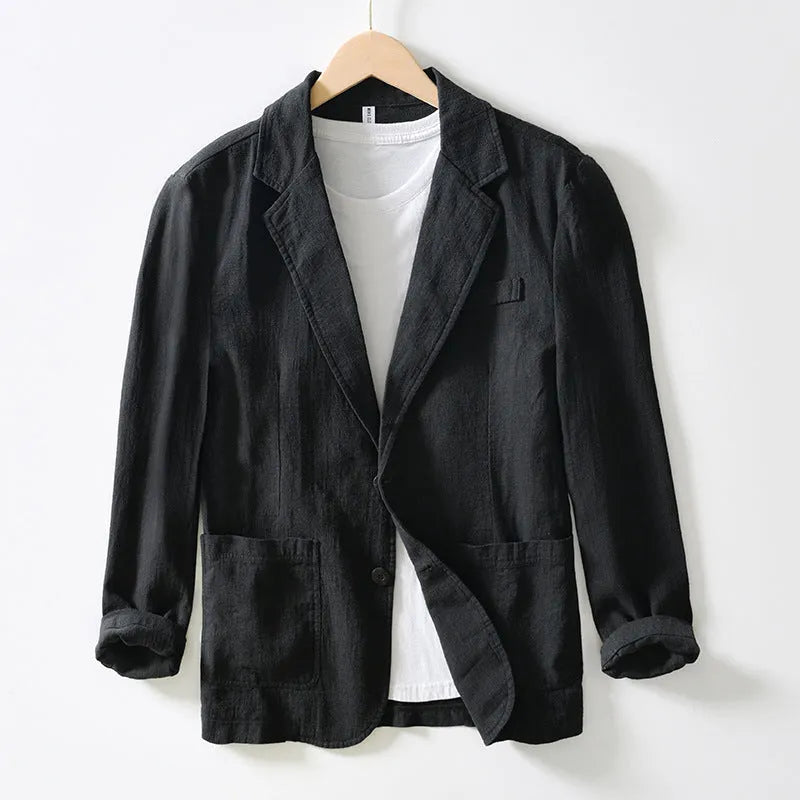 Herren Leichter Leinen Blazer