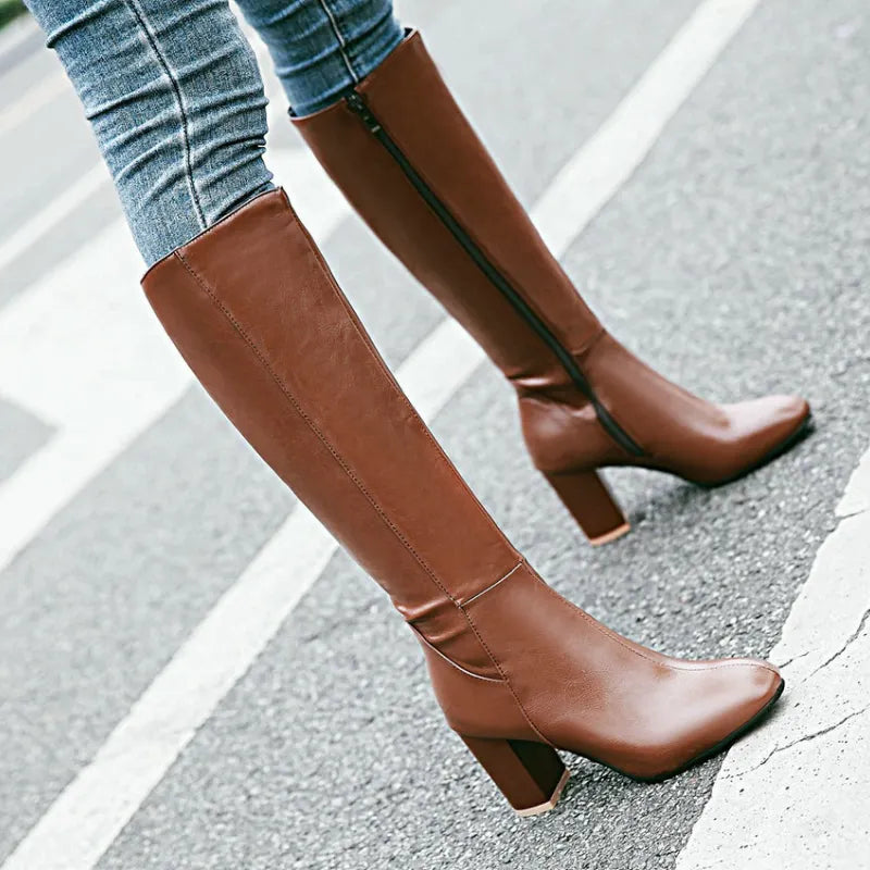 Lara | Schicke Reißverschlussstiefel – Elegante Aufwertung für Jeden Anlass