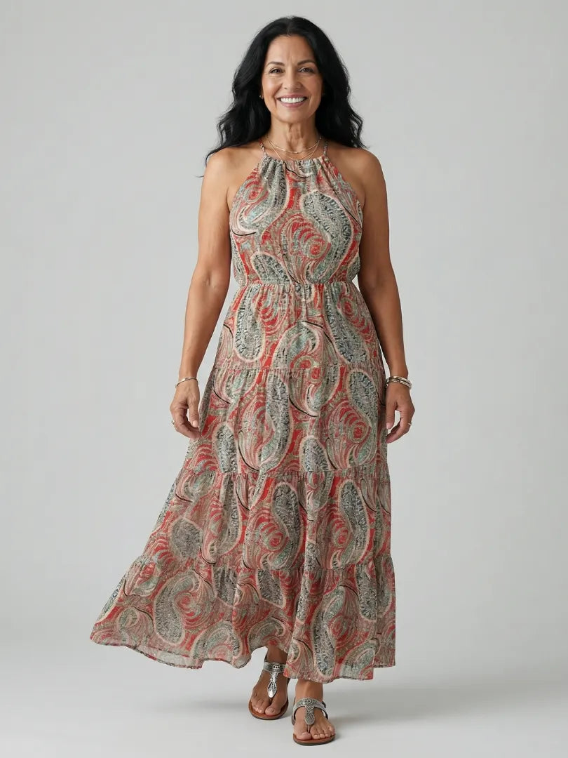 Aven | Calm Drape Maxi Dress
