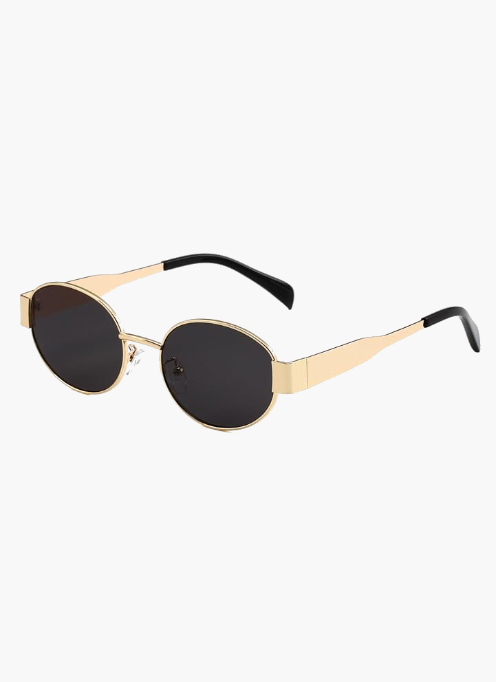 Moderne Sonnenbrille mit ovalen Gläsern