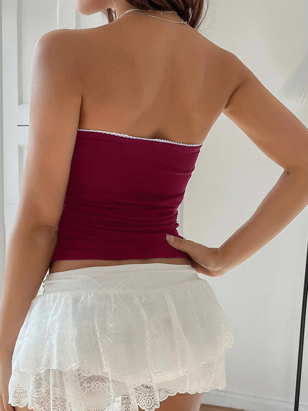 Bow Detail Tube Top