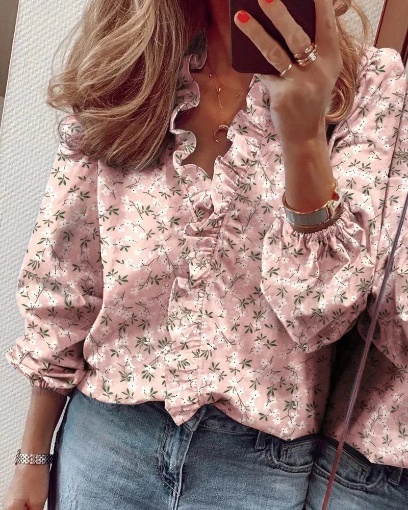 Sommerliches RÃ¼schenshirt