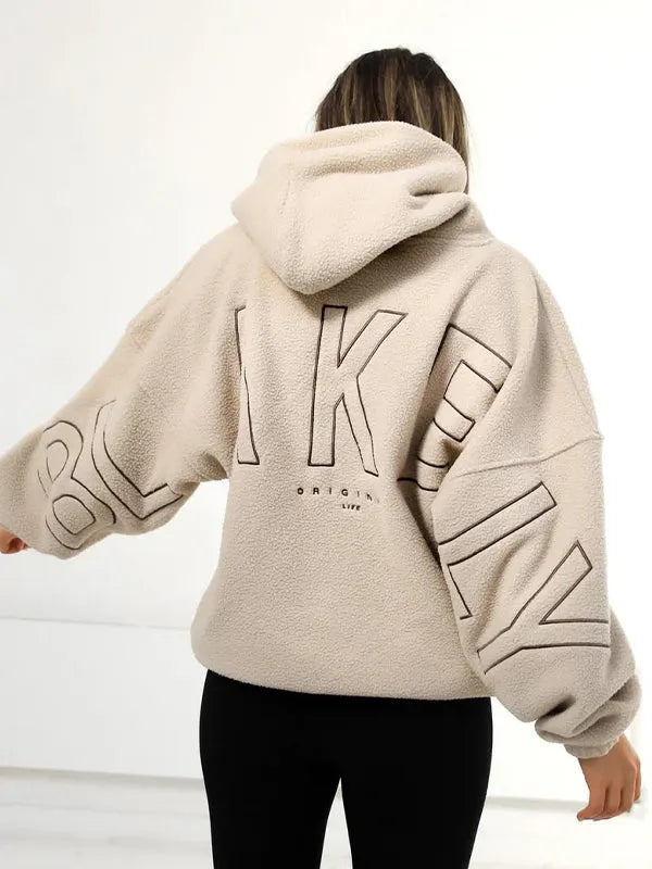 Dames Teddy Hoodie | Oversized Streetstyle Warmte Met Iconische 90s Vibe
