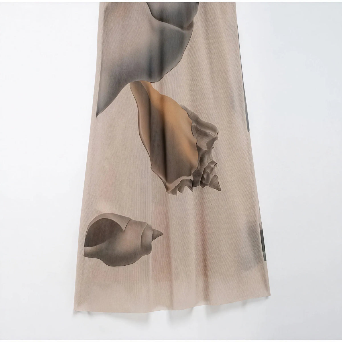 Halterneck Maxikleid – Einzigartiger Print, Strukturiert