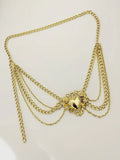 Love Multilayer Gold Waist Chain