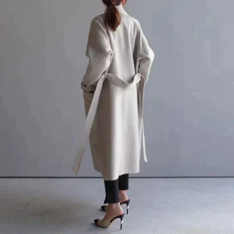 CECILAS | Langer Wollmantel