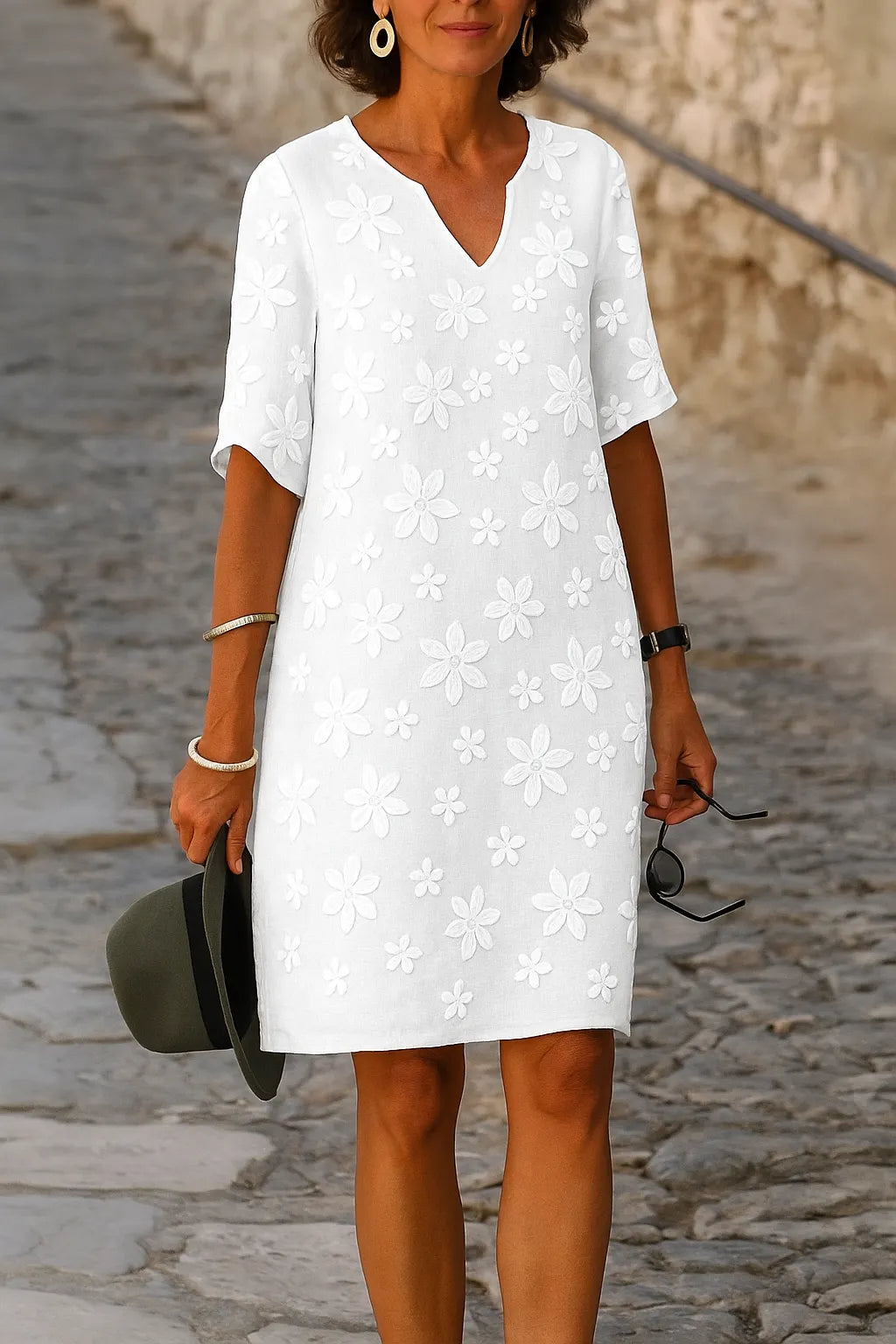 Fiorina | Elegant Comfortable Floral Dress
