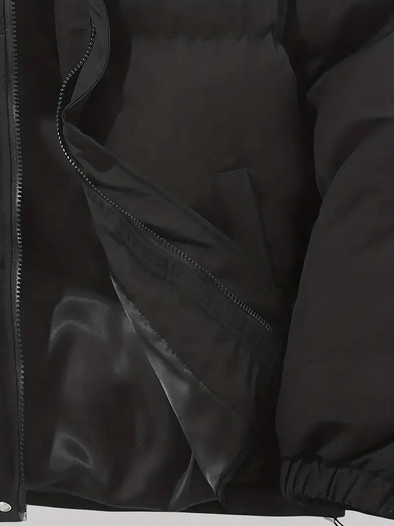 Damen-Pufferjacke aus 100 % Polyester fÃ¼r den Winter