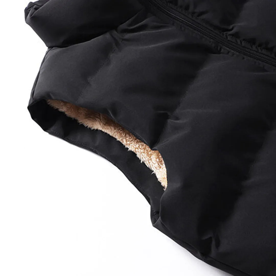 - Warm gefütterte Fleece-Weste