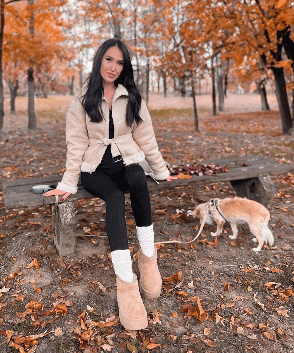 Warm Gevoerde Bruine Boots Dames – Warme Luxe Voor Koude Dagen