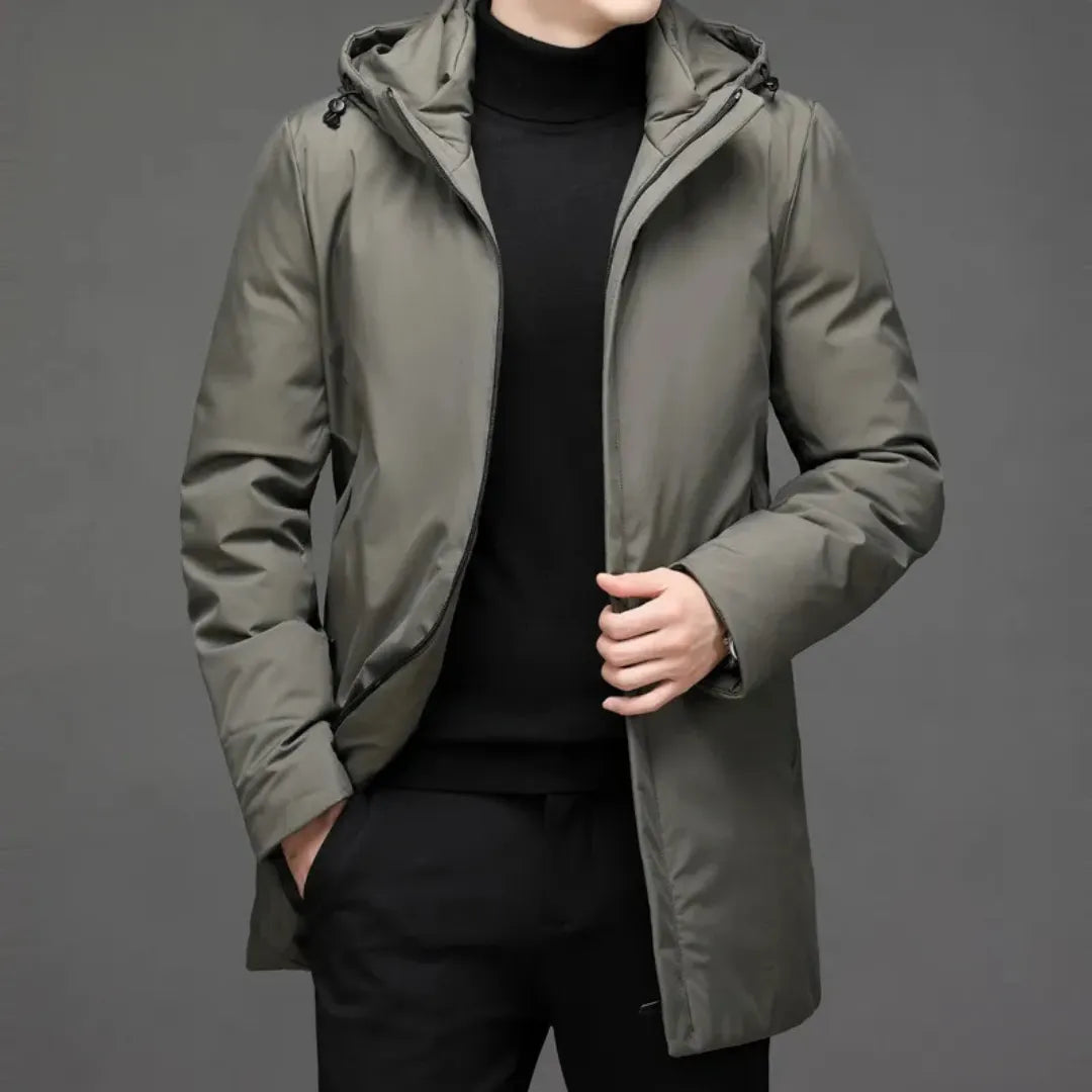 Herren Leichte Windbreaker Lange Jacke